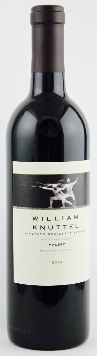 William Knuttel Peterson Vineyard Malbec 2014 Front Bottle Shot