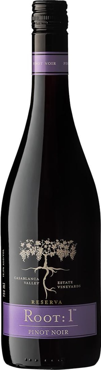 Root:1 Pinot Noir Reserva 2019  Front Bottle Shot