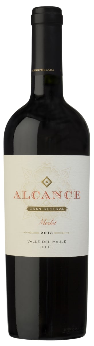 Alcance Gran Reserva Merlot 2013 Front Bottle Shot