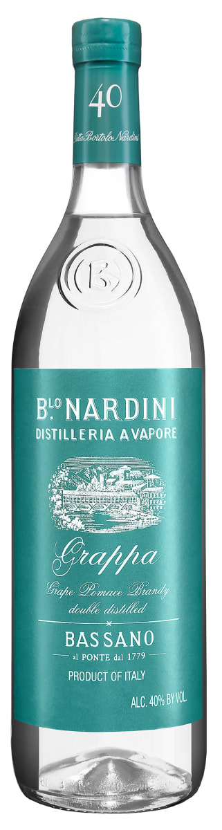 Nardini Green Label Grappa (375ML half-bottle)  Front Bottle Shot