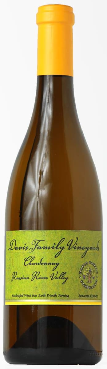 Davis Family Vineyards Chardonnay 2017 Front Bottle Shot