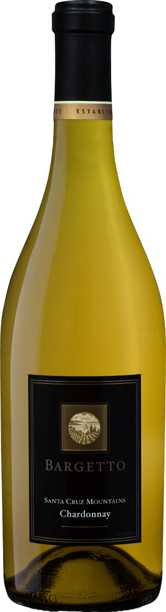 Bargetto Santa Cruz Mountains Chardonnay 2017 Front Bottle Shot