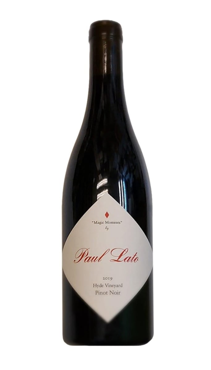 Paul Lato Magic Moments Hyde Vineyard Pinot Noir 2019  Front Bottle Shot