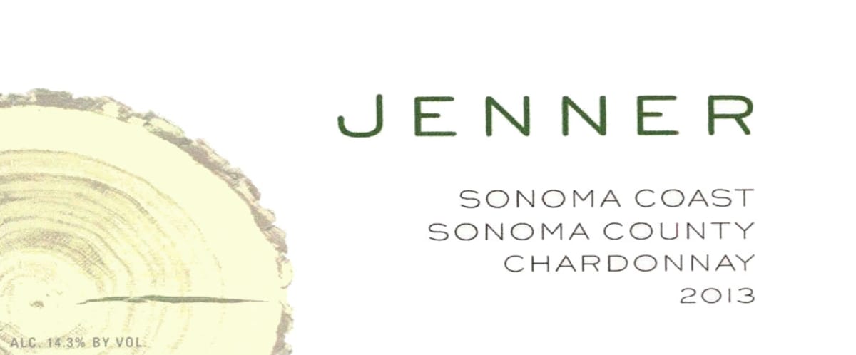 Jenner Chardonnay 2013  Front Label