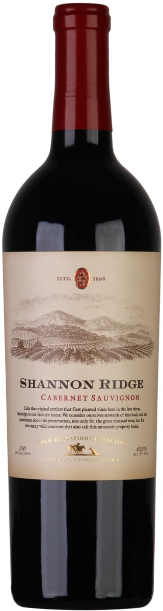 Shannon Ridge High Elevation Cabernet Sauvignon 2016 Front Bottle Shot