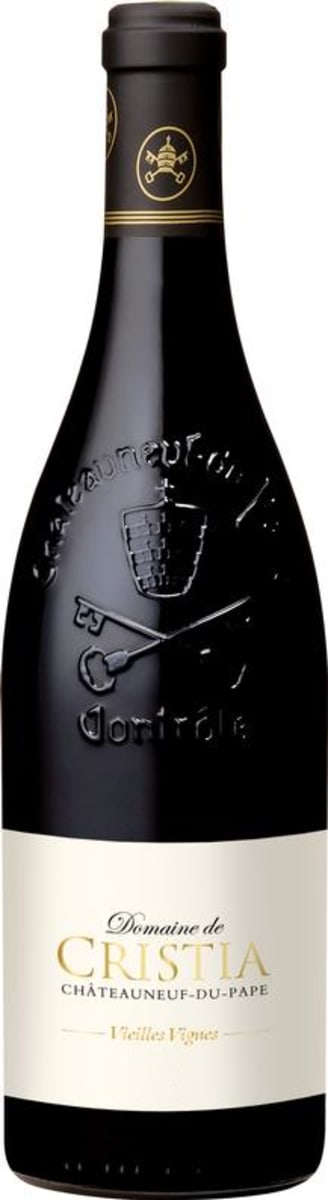 Domaine de Cristia Chateauneuf-du-Pape Vieilles Vignes 2017  Front Bottle Shot