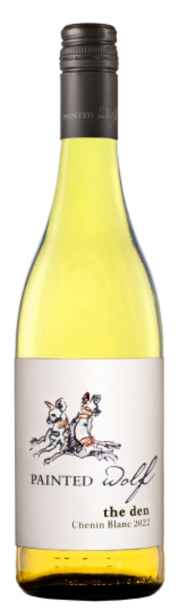 Painted Wolf The Den Chenin Blanc 2022 Front Bottle Shot