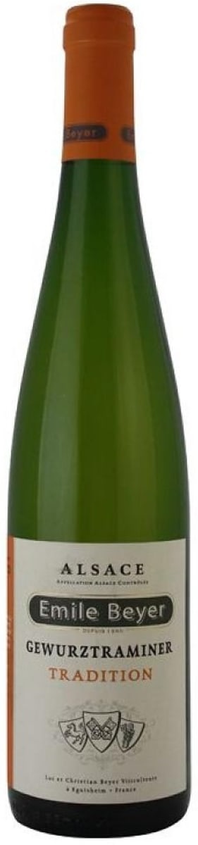 Domaine Emile Beyer Tradition Gewurztraminer 2016 Front Bottle Shot