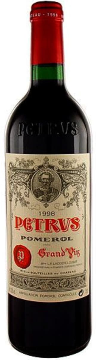 Chateau Petrus  1998 Front Bottle Shot