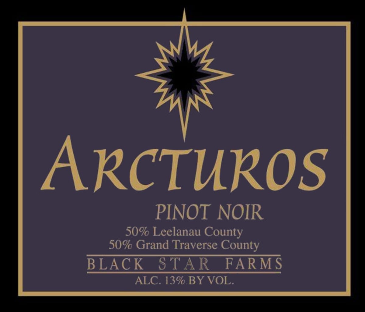 Black Star Farms Arcturos Pinot Noir 2011  Front Label