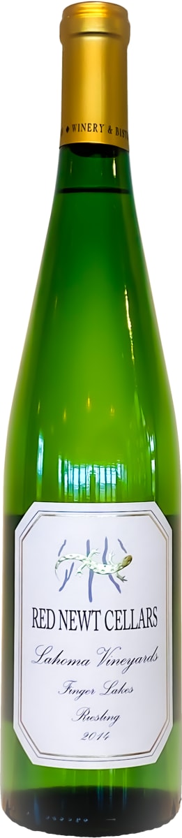 Red Newt Cellars Lahoma Vineyards Riesling 2014  Front Bottle Shot