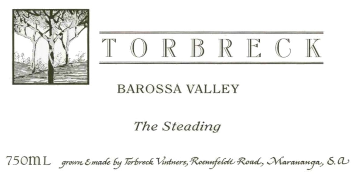 Torbreck The Steading Red 2000  Front Label