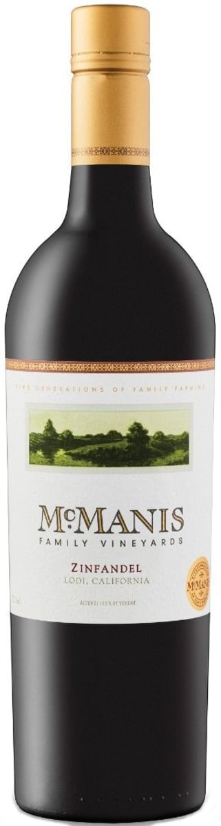 McManis Family Vineyards Zinfandel 2016 Front Bottle Shot