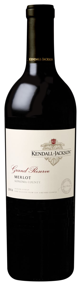 Kendall-Jackson Grand Reserve Merlot 2014 Front Bottle Shot