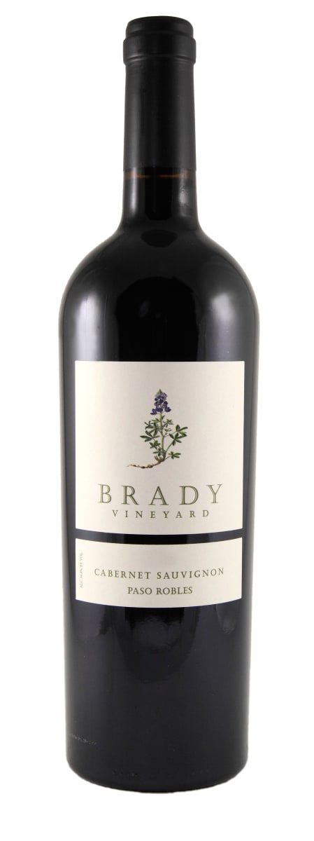 Brady Vineyard Cabernet Sauvignon 2016  Front Bottle Shot