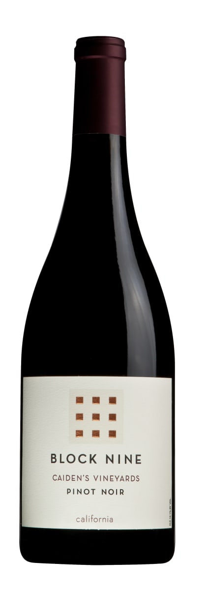 Block Nine Pinot Noir 2020  Front Bottle Shot