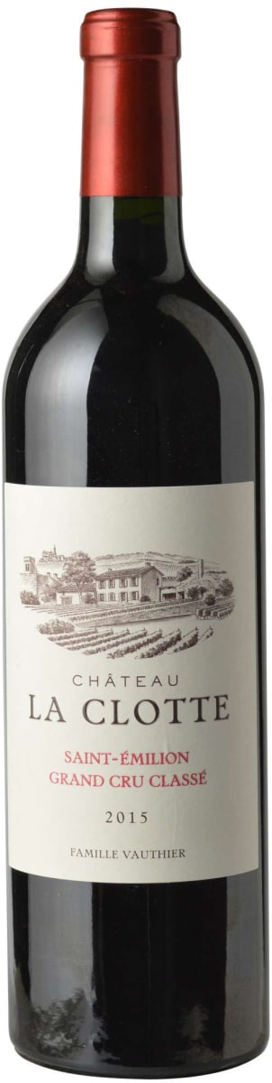 Chateau La Clotte  2015  Front Bottle Shot