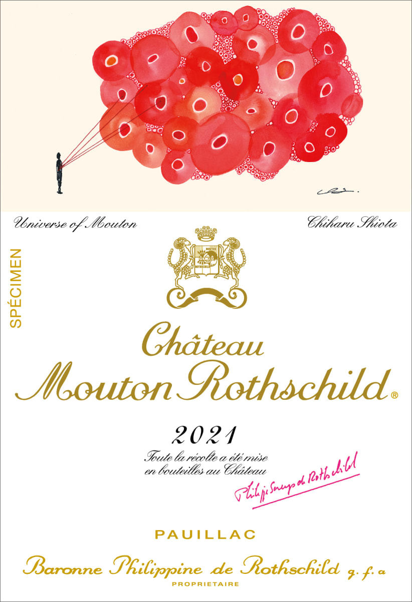 Chateau Mouton Rothschild (1.5 Liter Magnum Futures Pre-Sale) 2021  Front Label