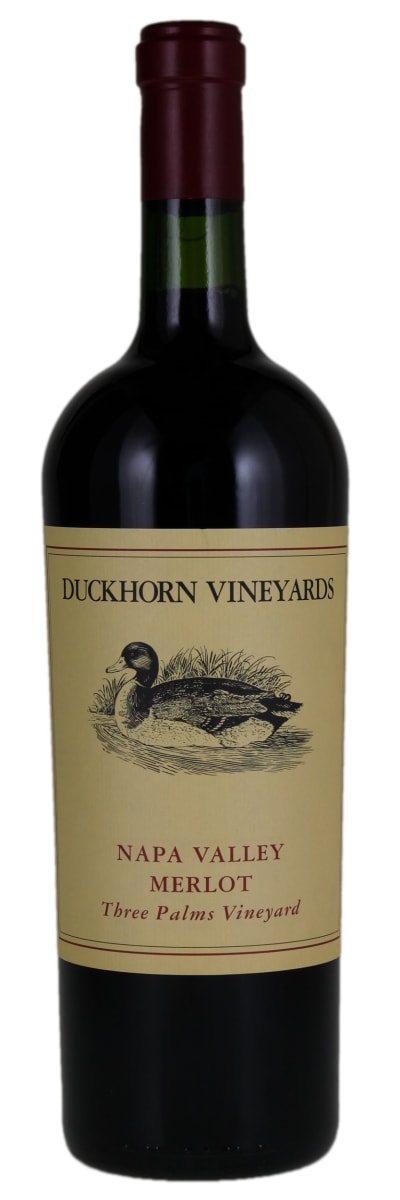 Duckhorn Three Palms Merlot 1996  Front Bottle Shot