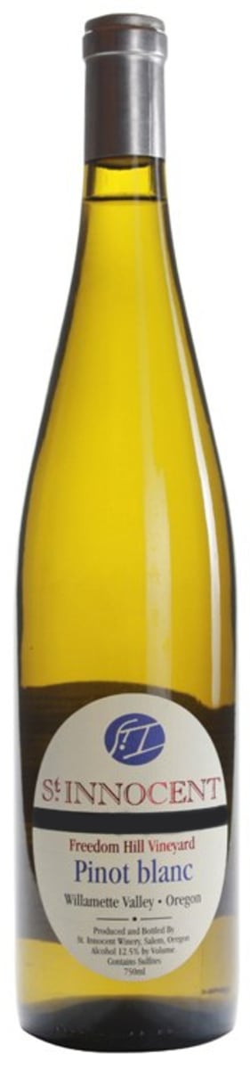 St. Innocent Freedom Hill Pinot Blanc 2019  Front Bottle Shot