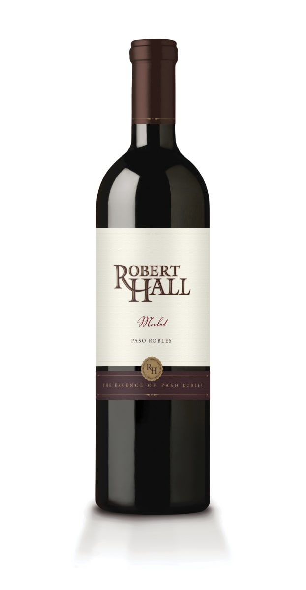 Robert Hall Merlot 2016  Front Bottle Shot