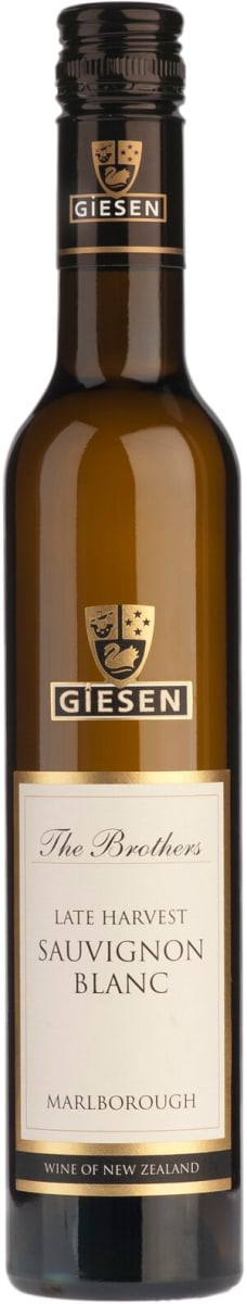 Giesen The Brothers Late Harvest Sauvignon Blanc (375ML half-bottle) 2013 Front Bottle Shot