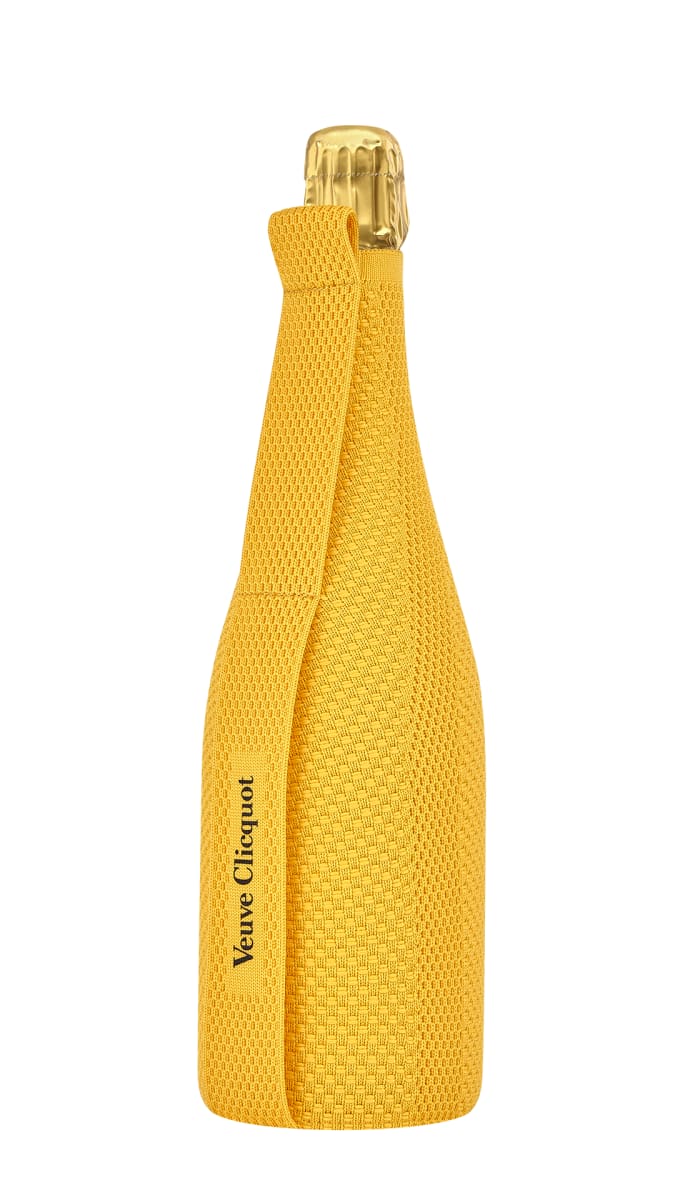 Veuve Clicquot Yellow Label Brut with Ice Jacket  Front Bottle Shot