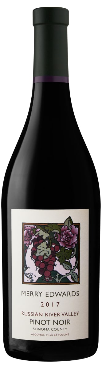 Merry Edwards Russian River Pinot Noir 2017  Front Bottle Shot