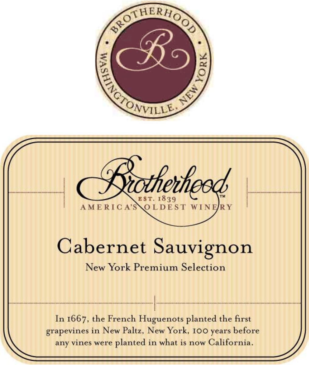 Brotherhood Cabernet Sauvignon  Front Label