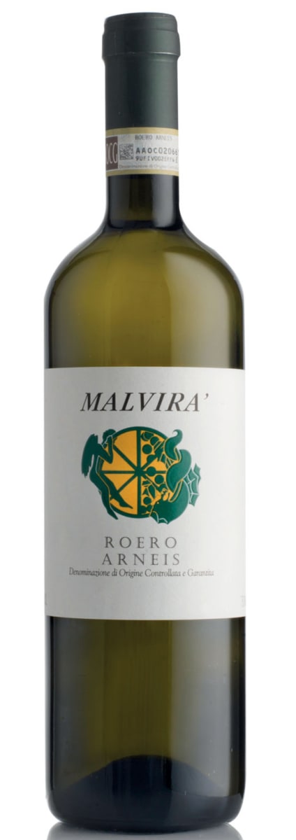 Malvira Roero Arneis 2017 Front Bottle Shot