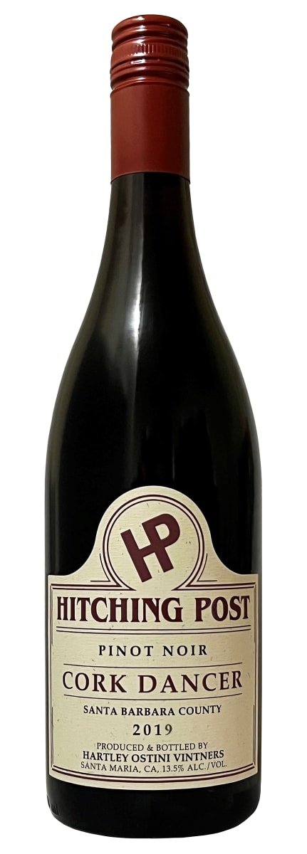 Hitching Post Cork Dancer Pinot Noir 2019  Front Bottle Shot