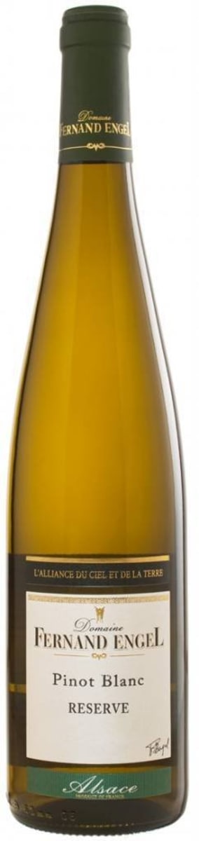 Fernand Engel Pinot Blanc 2015 Front Bottle Shot