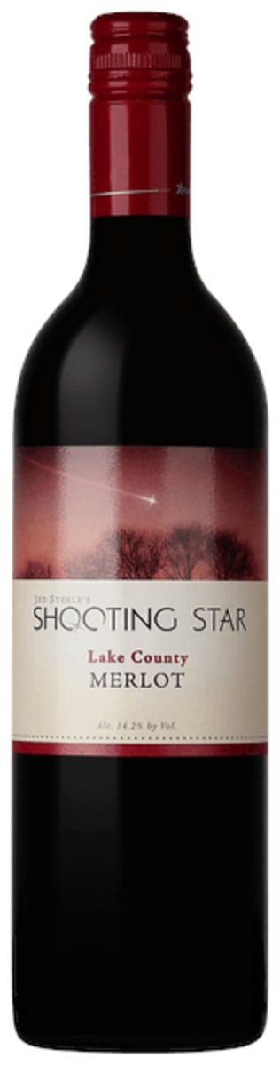 Steele Shooting Star Merlot 2016  Front Bottle Shot