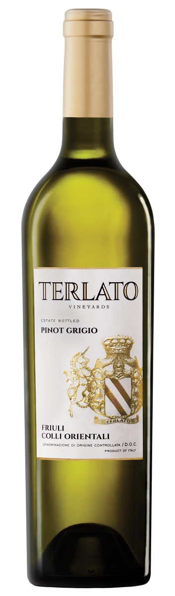 Terlato Family Vineyards Friuli Pinot Grigio 2022  Front Bottle Shot