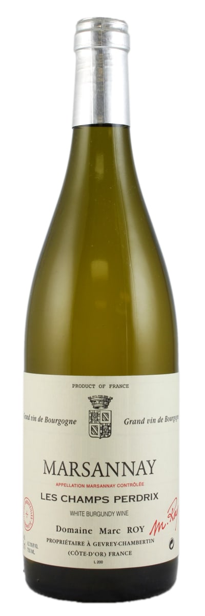 Domaine Marc Roy Marsannay Blanc Les Champs Perdrix 2017  Front Bottle Shot