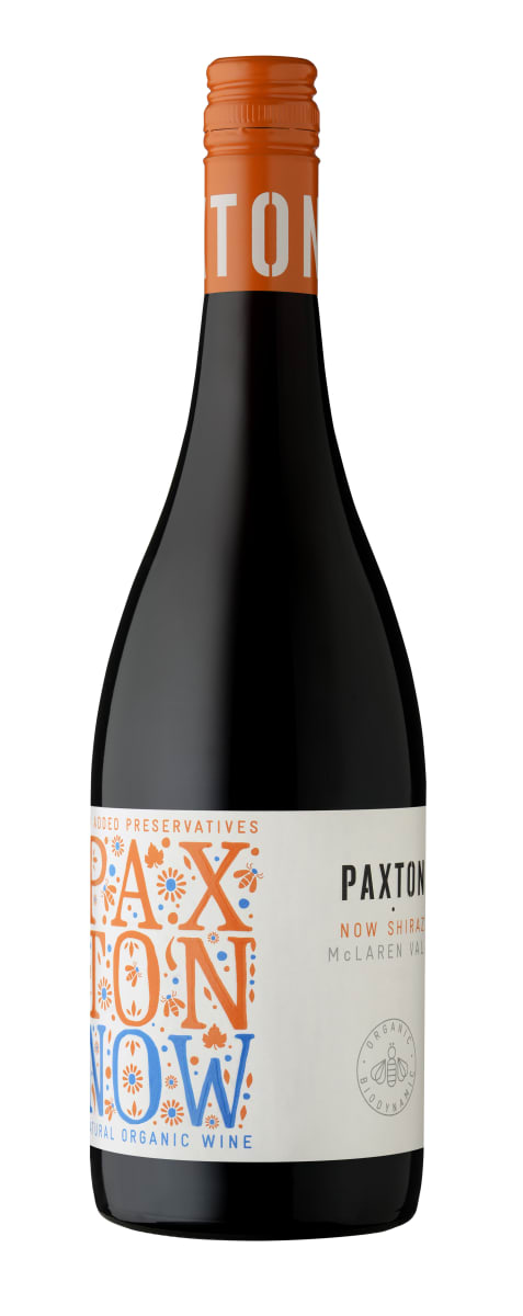 Paxton Vineyards NOW Shiraz 2018  Front Bottle Shot