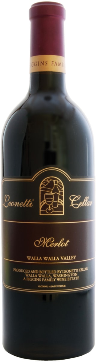 Leonetti Merlot 2012  Front Bottle Shot