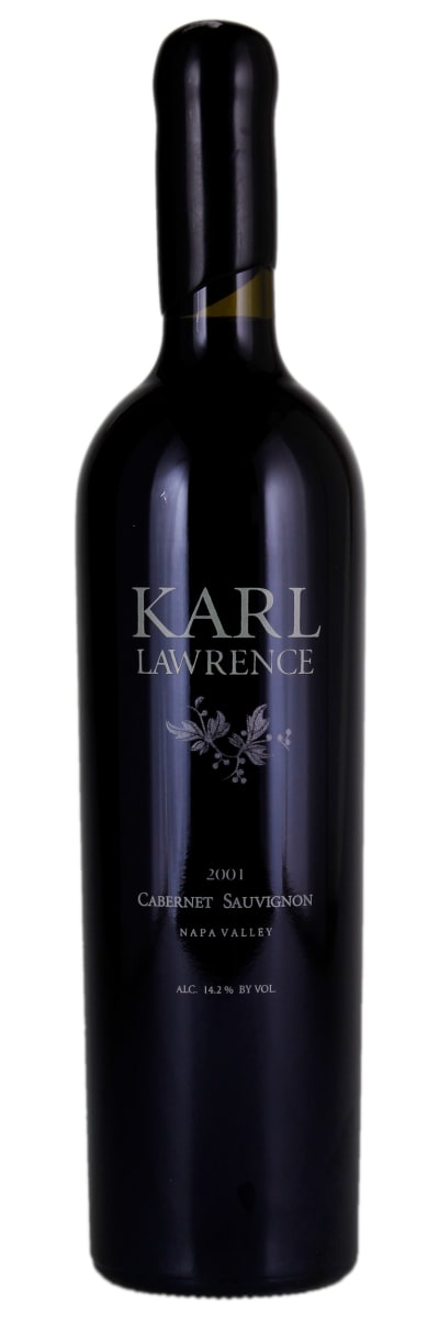 Karl Lawrence Cabernet Sauvignon 2001  Front Bottle Shot