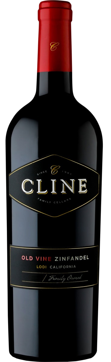 Cline Lodi Old Vine Zinfandel 2017  Front Bottle Shot