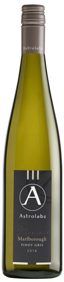 Astrolabe Province Pinot Gris 2016 Front Bottle Shot