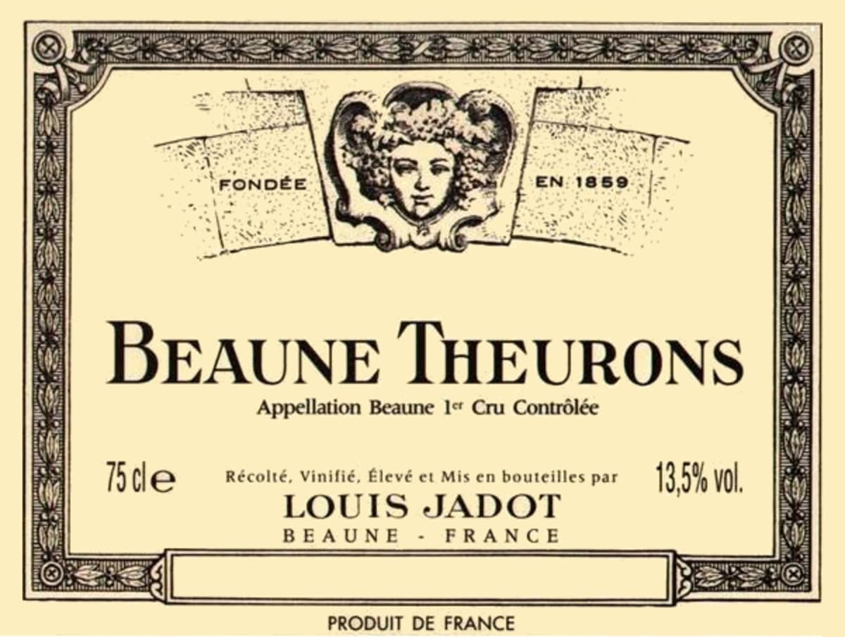 Louis Jadot Beaune Theurons Premier Cru 2017  Front Label