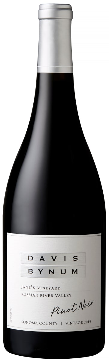 Davis Bynum Jane's Vineyard Pinot Noir 2015 Front Bottle Shot