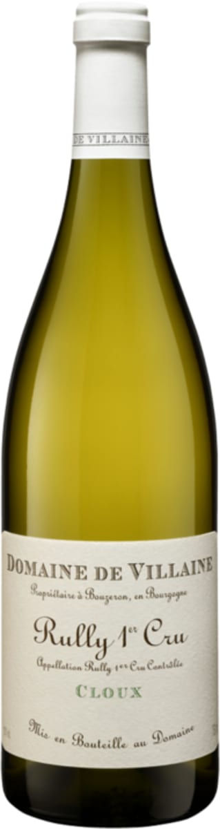 Domaine de Villaine Rully Cloux Premier Cru Blanc 2018  Front Bottle Shot