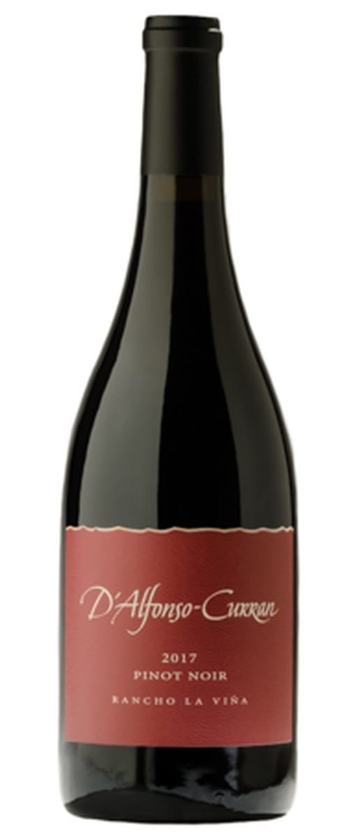 D'Alfonso-Curran Rancho La Vina Pinot Noir 2017  Front Bottle Shot