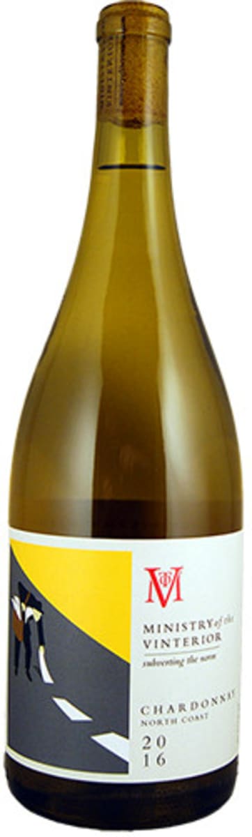 Ministry of Vinterior North Coast Chardonnay 2016 Front Bottle Shot