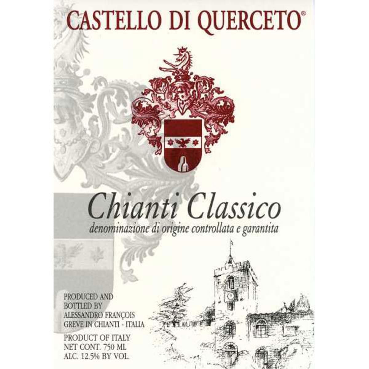 Castello di Querceto Chianti Classico 2017  Front Label