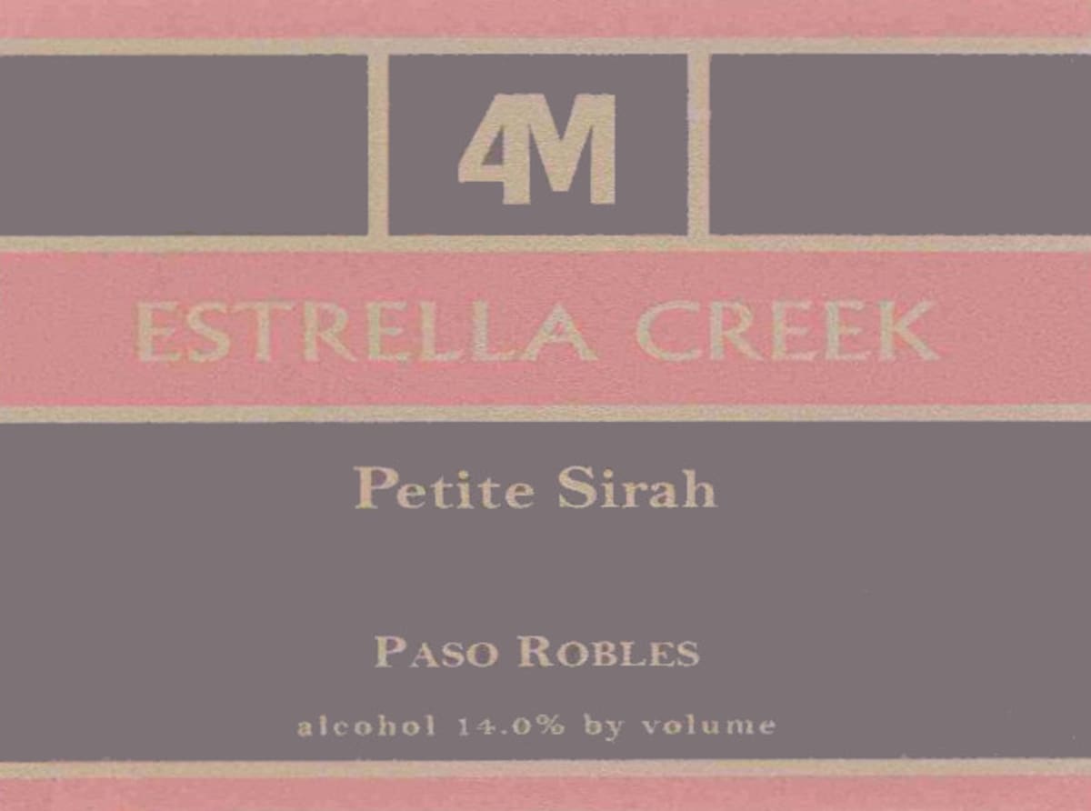 Estrella Creek Wines Petite Sirah 2005  Front Label