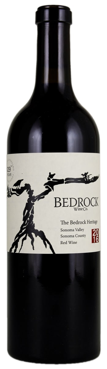 Bedrock Wine Company The Bedrock Heritage 2016 Front Bottle Shot