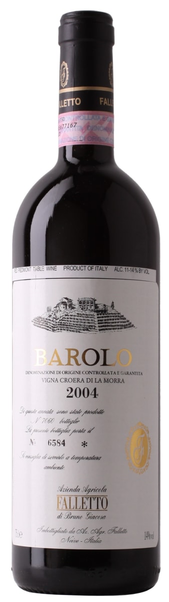 Bruno Giacosa Barolo Falletto 2004  Front Bottle Shot