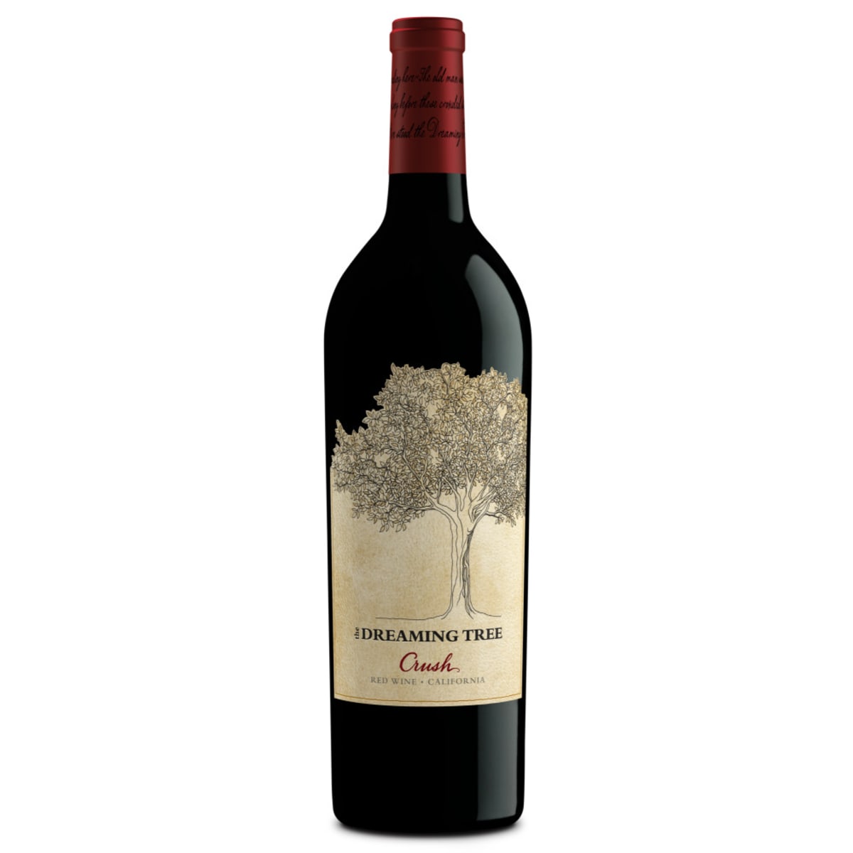 The Dreaming Tree Crush Red Blend 2016  Front Bottle Shot